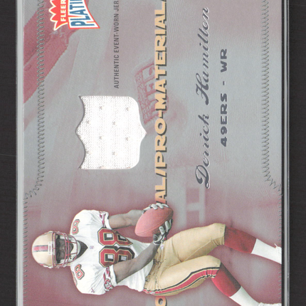 2004 Fleer Platinum Pro-Material Derrick Hamilton #PM-DH2 Jersey 025/250