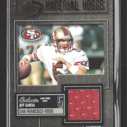 2003 Playoff Absolute Memorabilia Material Hoggs Jeff Garcia #MH-34 045/200