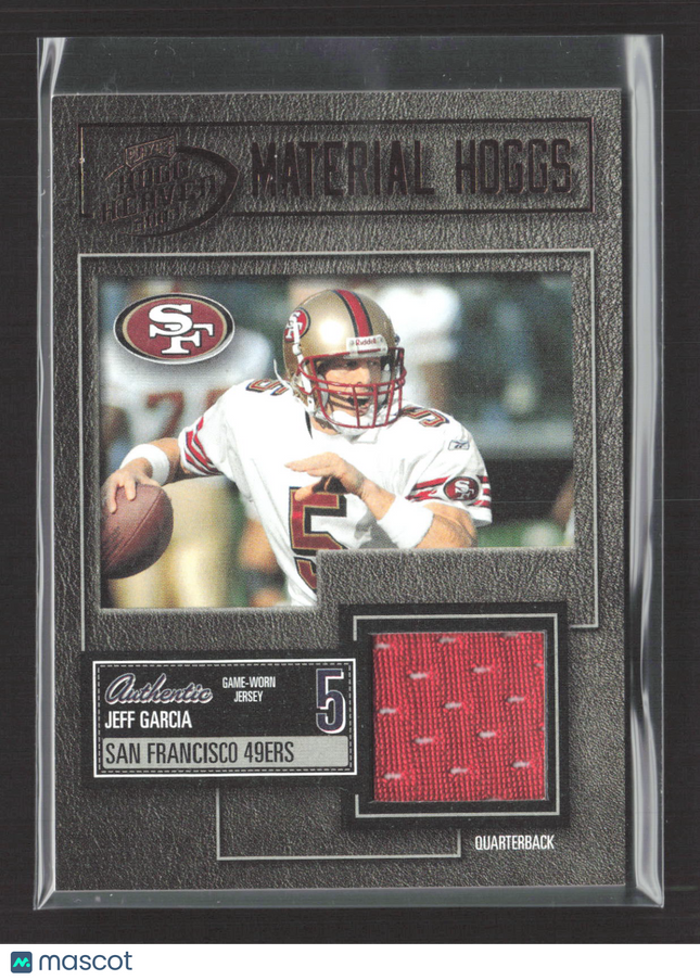 2003 Playoff Absolute Memorabilia Material Hoggs Jeff Garcia #MH-34 045/200