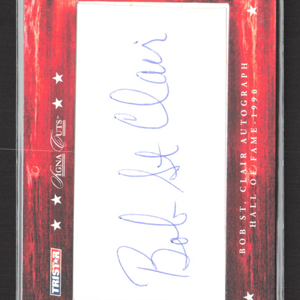 2007 TRISTAR Signa Cuts Hidden Treasures Bob St. Clair Cut Auto