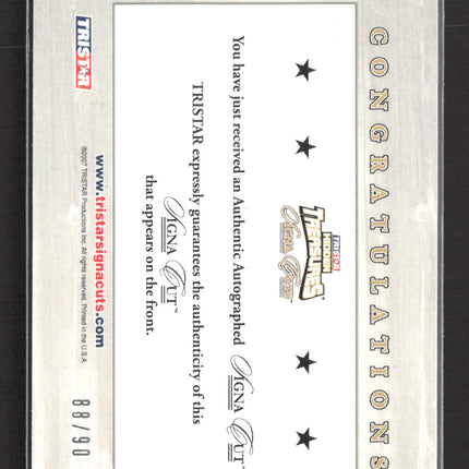 2007 TRISTAR Hidden Treasures Signa Cuts Wendell Tyler Cut Auto
