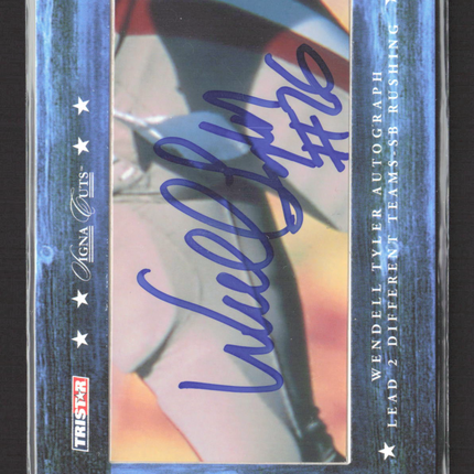 2007 TRISTAR Signa Cuts Wendell Tyler #39 39/90 Auto