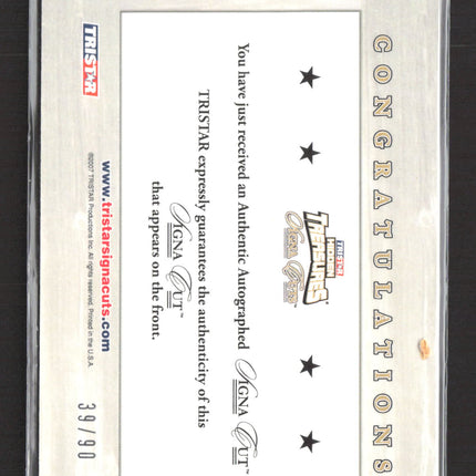 2007 TRISTAR Signa Cuts Wendell Tyler #39 39/90 Auto