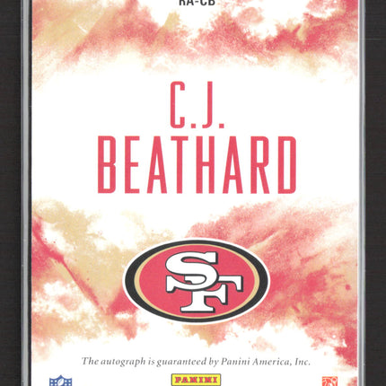 2017 Panini Origins C.J. Beathard #RA-CB 4/5 Auto