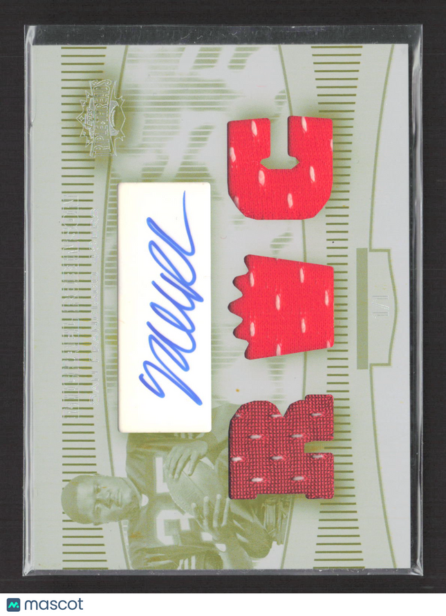 2006 Triple Threads Michael Robinson #121 Yellow Printing Plate Patch 1/1  Auto