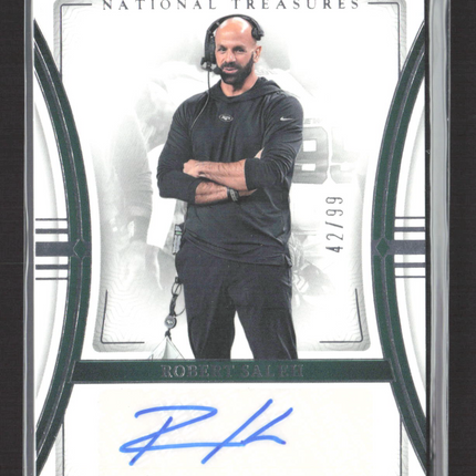 2024 Panini National Treasures Robert Saleh #SIG-RSA 42/99 Auto