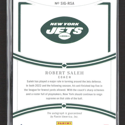 2024 Panini National Treasures Robert Saleh #SIG-RSA 42/99 Auto