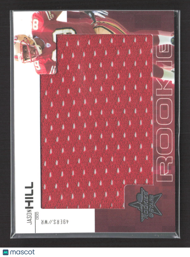 2007 Donruss Playoff Leaf Rookies & Stars Jason Hill #224 Patch /50