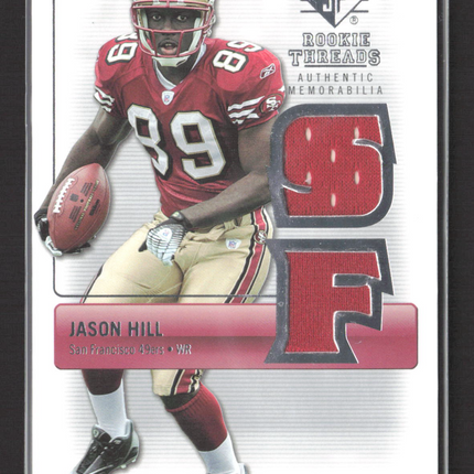 2007 Upper Deck SP Rookie Threads Jason Hill #RT-JH Event-Worn Memorabilia