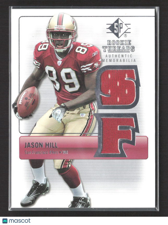 2007 Upper Deck SP Rookie Threads Jason Hill #RT-JH Event-Worn Memorabilia
