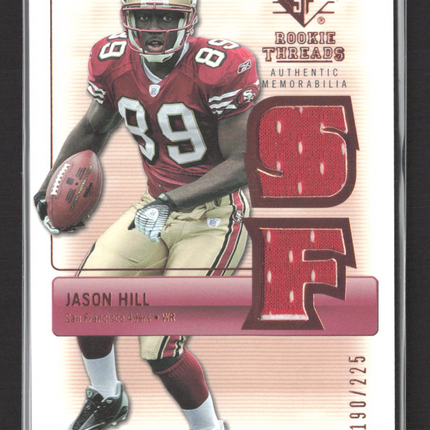 2007 Upper Deck SP Rookie Threads Jason Hill #RT-JH Event-Worn 190/225
