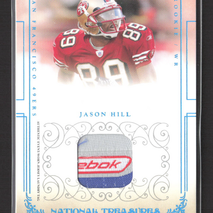 2007 National Treasures Jason Hill #116 Jersey Laundry Tag /10