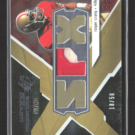 2008 Upper Deck SPx Winning Materials Roger Craig #WM-RC Patch 18/50