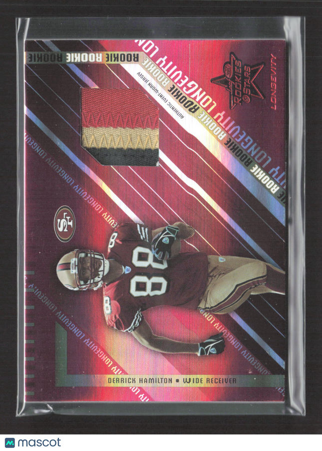 2004 Donruss Rookies & Stars Longevity Derrick Hamilton #279 60/99 Red Patch