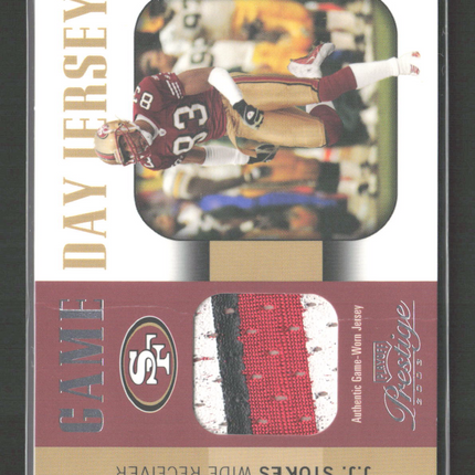 2003 Playoff Prestige Game Day Jerseys J.J. Stokes #GDJ-33 Patch