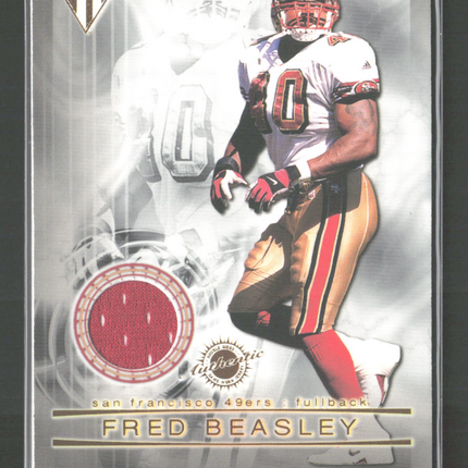 2001 Pacific Titanium Paul Smith Fred Beasley #118 Game-Worn Jersey