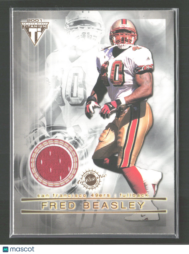 2001 Pacific Titanium Paul Smith Fred Beasley #118 Game-Worn Jersey