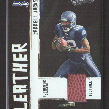 2005 Playoff Absolute Memorabilia Leather Darrell Jackson #LL-12 Football /250
