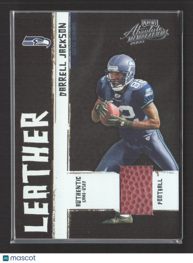 2005 Playoff Absolute Memorabilia Leather Darrell Jackson #LL-12 Football /250