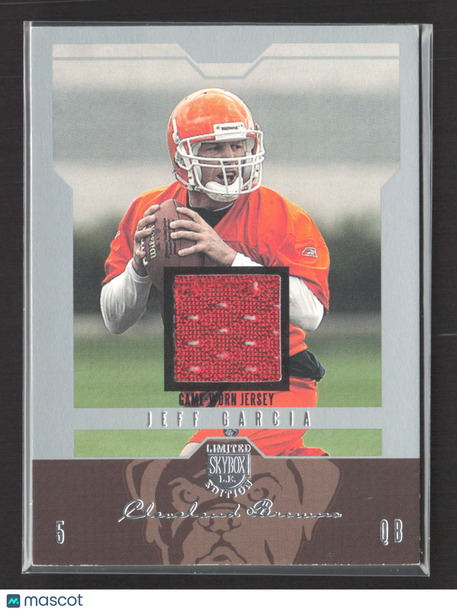 2004 Fleer SkyBox L.E. Jeff Garcia #35 Game-Worn Jersey /250