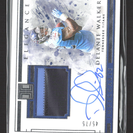 2019 Panini Impeccable Elegance Delanie Walker #EV-DW Patch /75 Auto