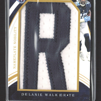 2016 Panini Immaculate Nameplate Nobility Delanie Walker Game-Worn Patch /6