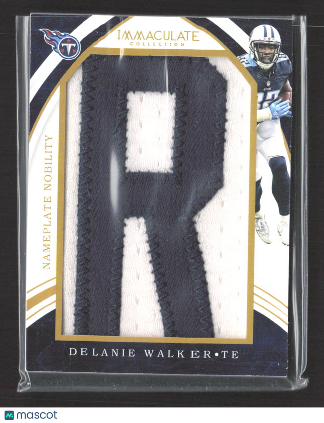2016 Panini Immaculate Nameplate Nobility Delanie Walker Game-Worn Patch /6