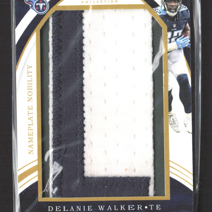 2016 Panini Immaculate Nameplate Nobility Delanie Walker Game-worn Patch /6