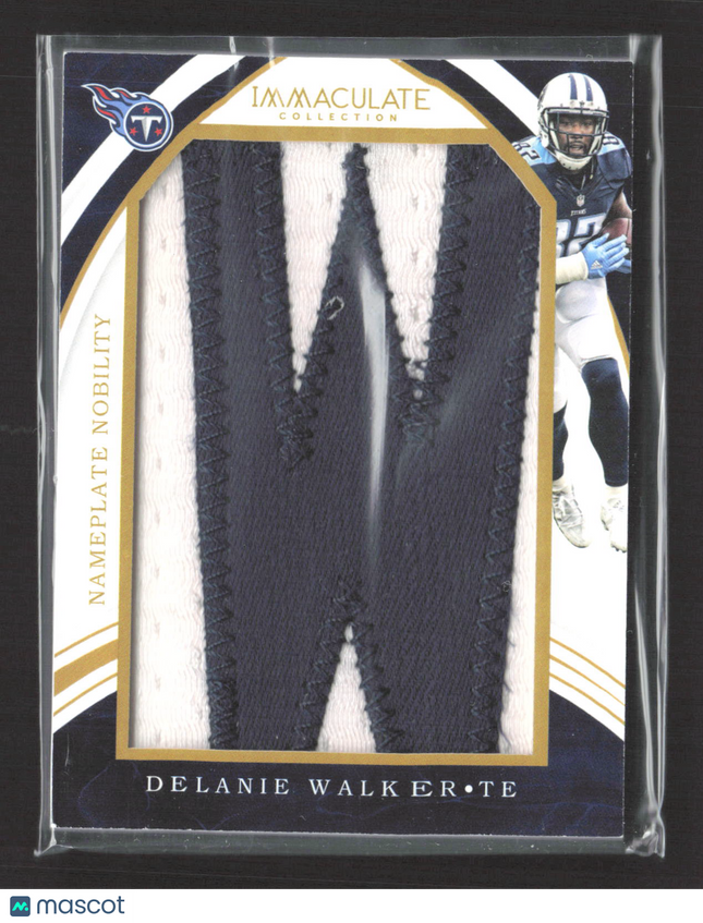 2016 Panini Immaculate Nameplate Nobility Delanie Walker Game-Worn Patch /6