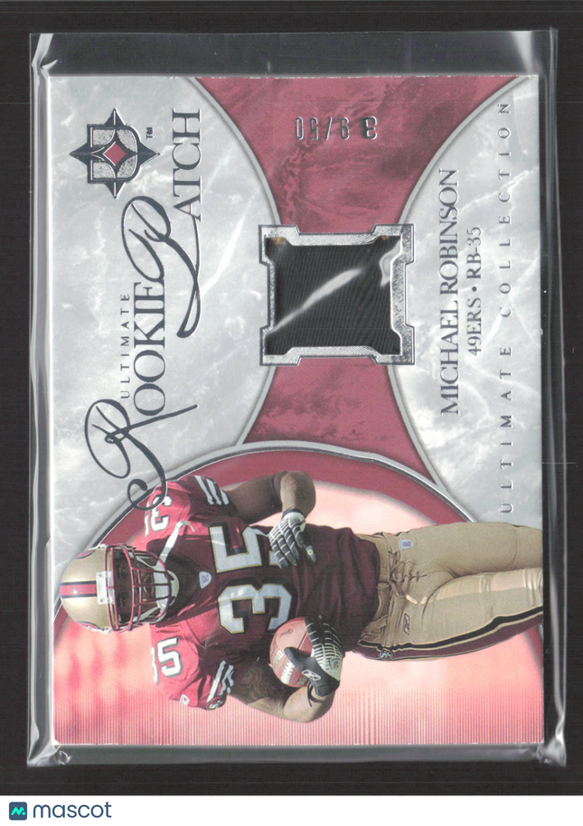 2006 Upper Deck Ultimate Collection Rookie Patch Michael Robinson /50 Patch