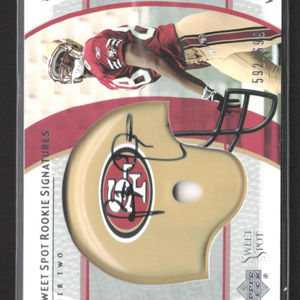 2004 Upper Deck Sweet Spot Rookie Signatures Derrick Hamilton #255 Tier Two Auto