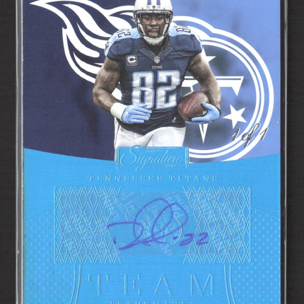 2016 Panini Donruss Team Trademarks Delanie Walker #TT-DW Auto Platinum 1/1