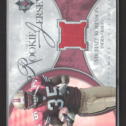 2006 Upper Deck Ultimate Rookie Jersey Michael Robinson #UR-MR Jersey /99