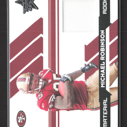 2006 Donruss Playoff Rookies & Stars Michael Robinson #264 Material Jersey /799
