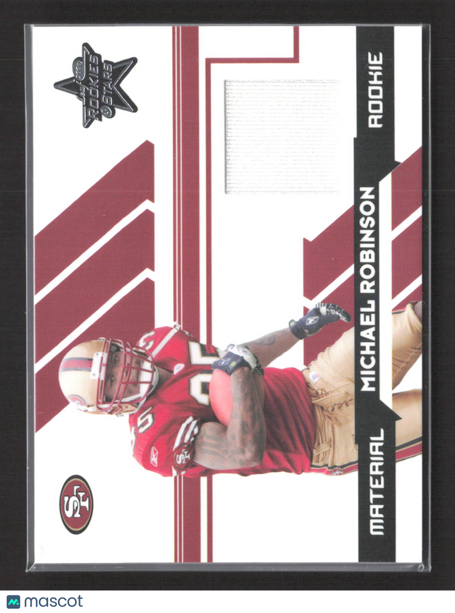 2006 Donruss Playoff Rookies & Stars Michael Robinson #264 Material Jersey /799