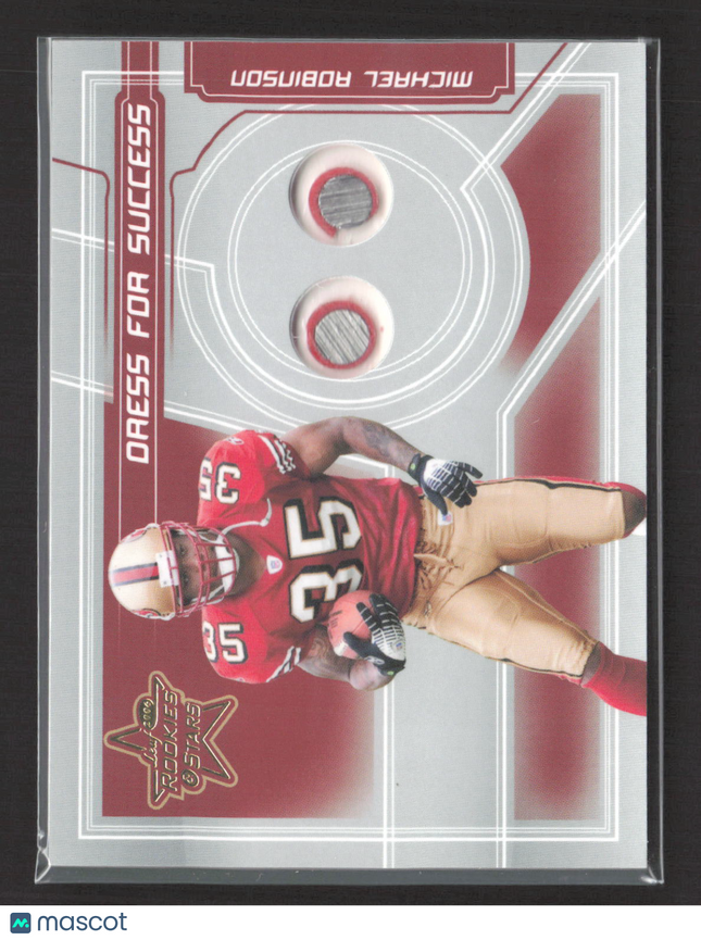 2006 Leaf Rookies & Stars Dress for Success Michael Robinson #DS-7 Facemask /350
