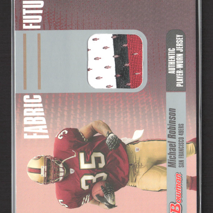 2006 Bowman Fabric of the Future Michael Robinson #FF-MR Patch