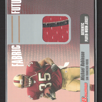 2006 Bowman Football Fabric Future Michael Robinson #FF-MR Patch
