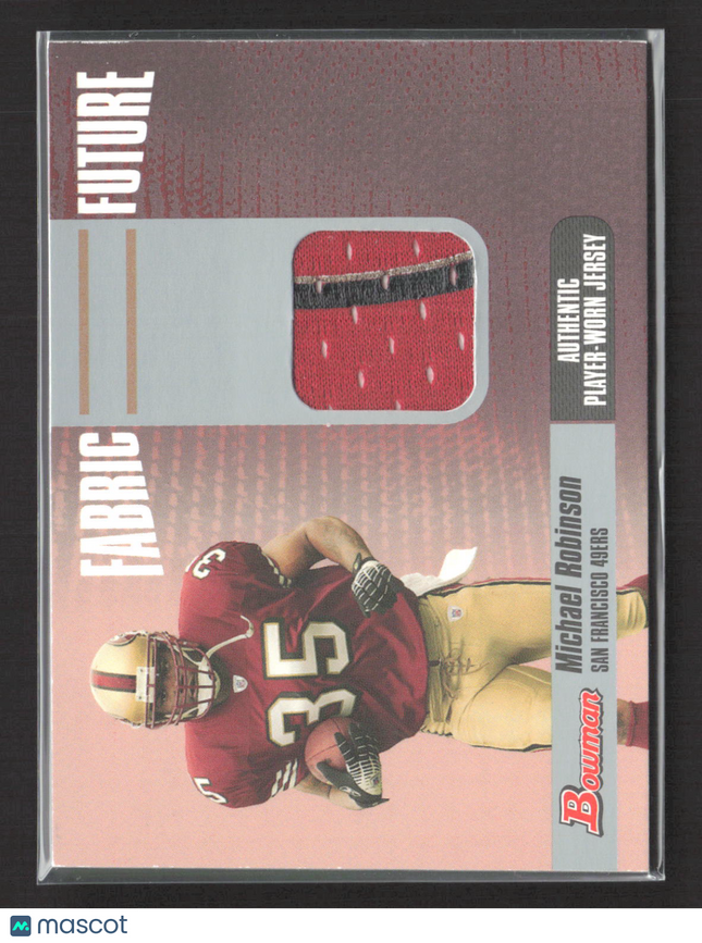2006 Bowman Football Fabric Future Michael Robinson #FF-MR Patch