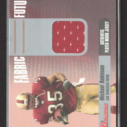 2006 Bowman Fabric of the Future Michael Robinson #FF-MR Jersey