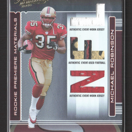 2006 Absolute Rookie Premiere Materials Michael Robinson #262 Ball Jersey /849
