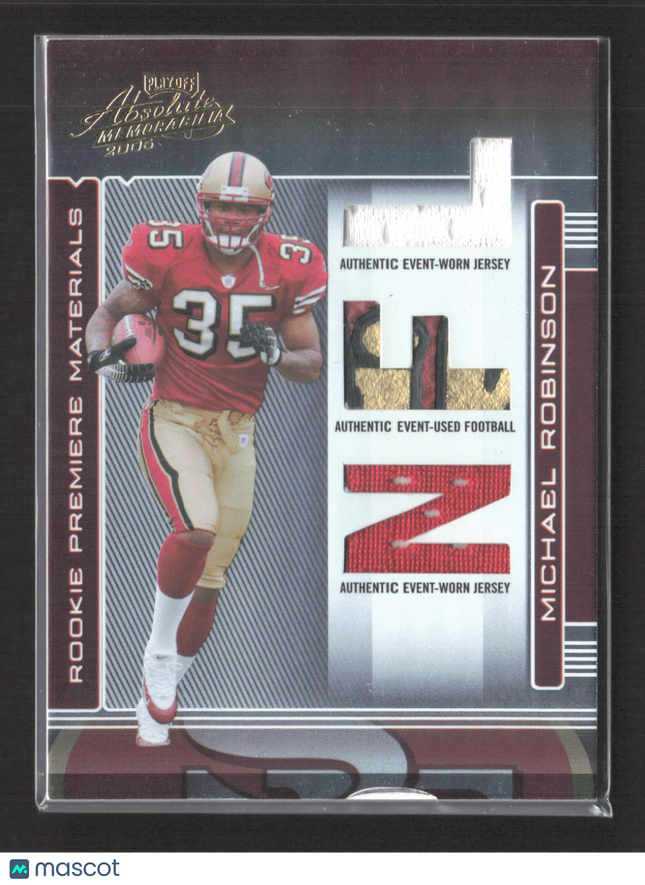 2006 Absolute Rookie Premiere Materials Michael Robinson #262 Ball Jersey /849