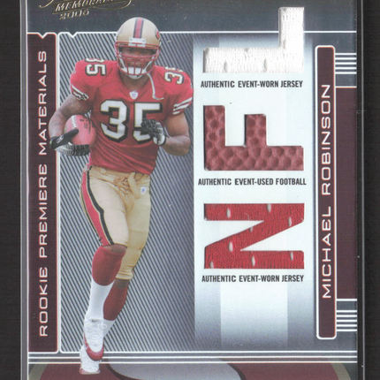2006 Playoff Absolute Memorabilia Michael Robinson #262 Jersey Ball /849