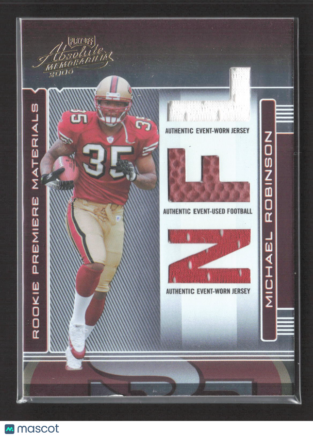 2006 Playoff Absolute Memorabilia Michael Robinson #262 Jersey Ball /849