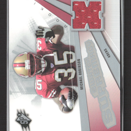 2006 Upper Deck SPx Swatch Supremacy Michael Robinson #SW-MR Jersey
