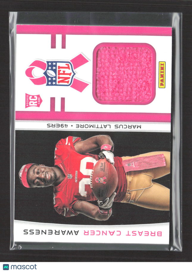 2013 Panini Breast Cancer Awareness Marcus Lattimore #BCA9 RC Pink Jersey