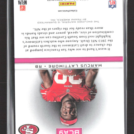 2013 Panini Breast Cancer Awareness Marcus Lattimore #BCA9 RC Pink Jersey