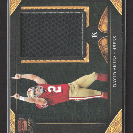 2011 Panini Crown Royale Net Fusion David Akers #2 Net Fusion Memorabilia