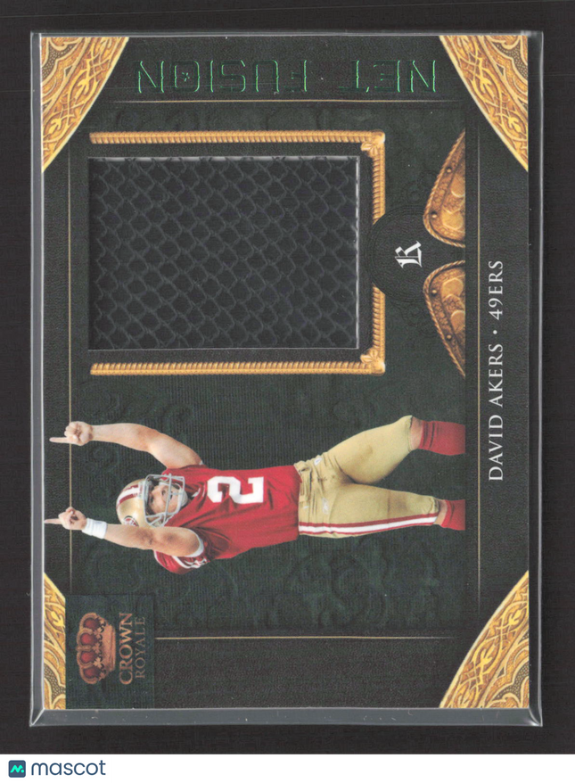 2011 Panini Crown Royale Net Fusion David Akers #2 Net Fusion Memorabilia