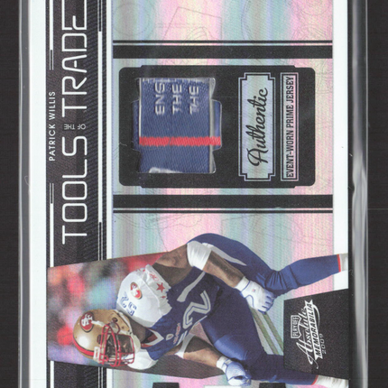2009 Absolute Tools of the Trade Patrick Willis #25 Laundry Tag Patch 46/50